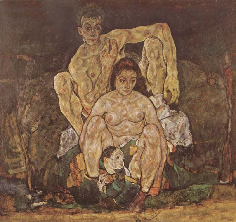 Egon Schiele The Family Germany oil painting art